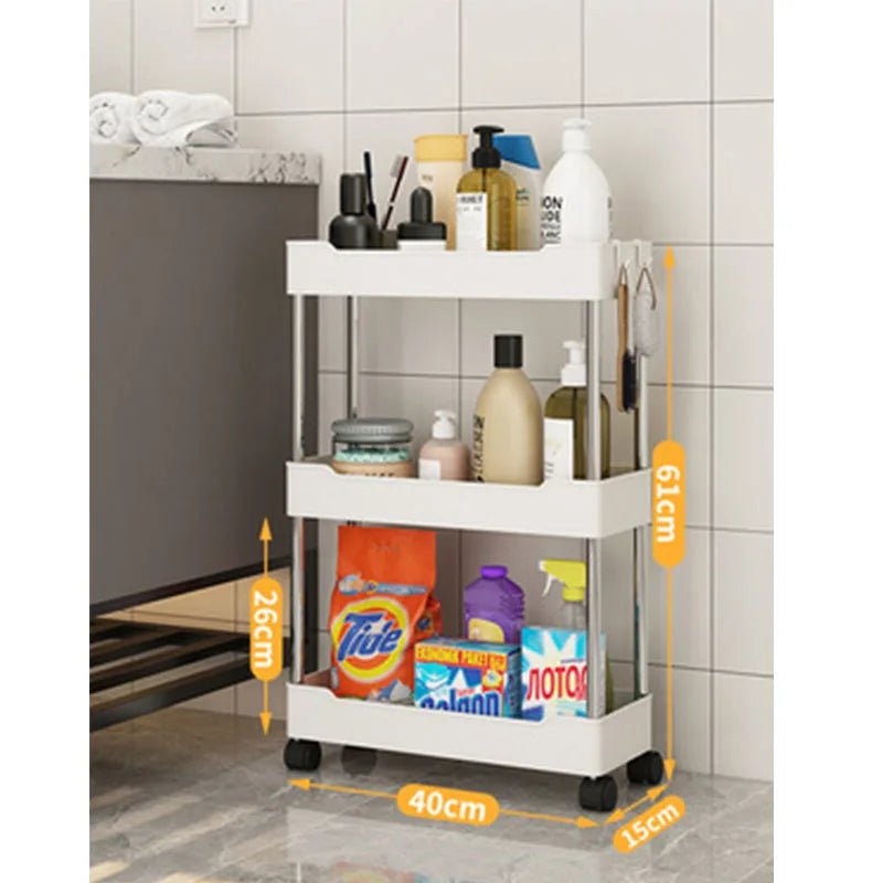 Chariot utilitaire roulant à 3/4 niveaux