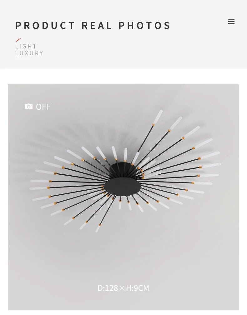 LED lustre design plafonnier | Nordique