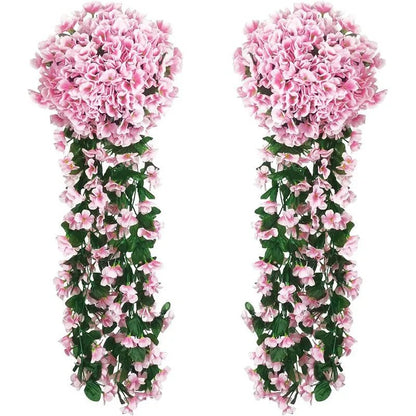 Fleurs artificielles longues Roses de vigne, décoration de maison,