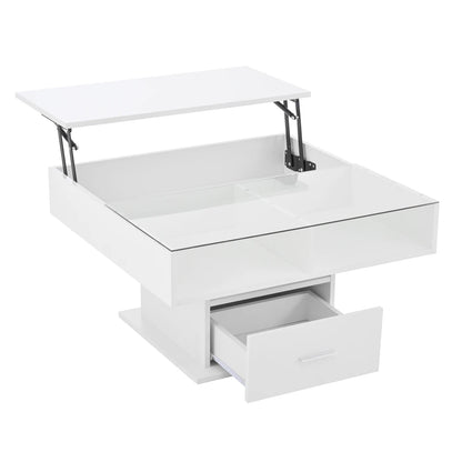 Table basse multifonctionnelle avec éclairage LED
