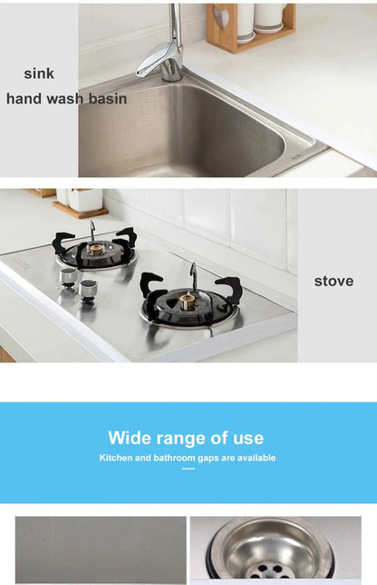 Bande de calfeutrage de bain auto-adhésive