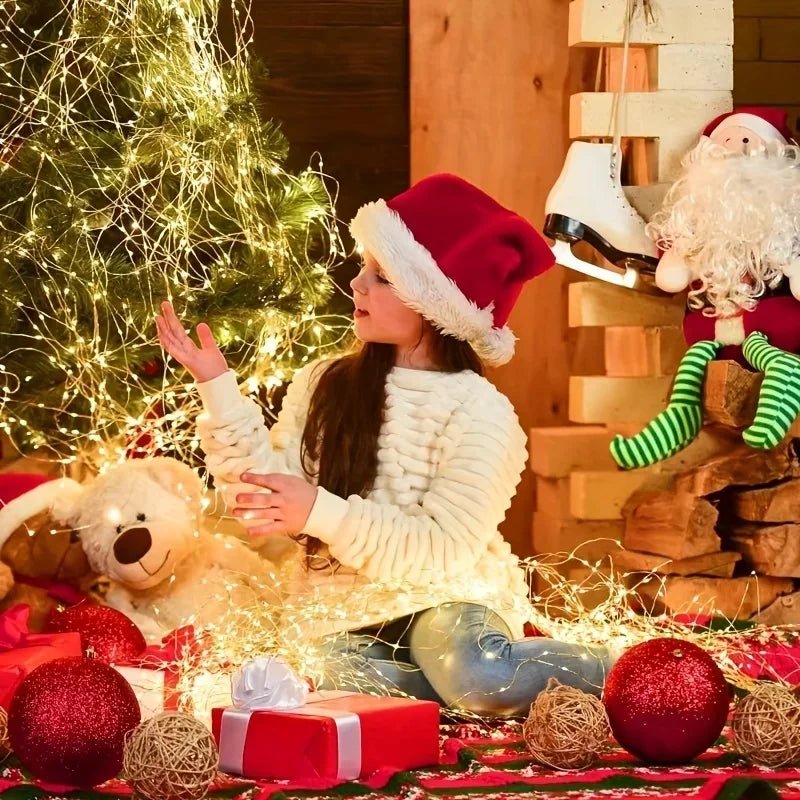 Guirlande solaire de vigne LED lumières de noël solaires | Écobrillance