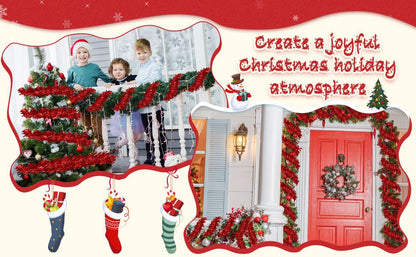 Guirlande de guirlandes dorées de 2M