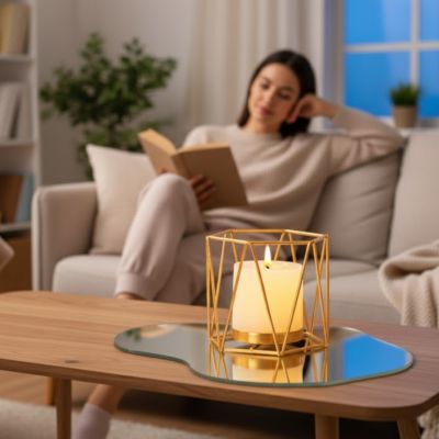 1 chandelier nordique en fer doré,