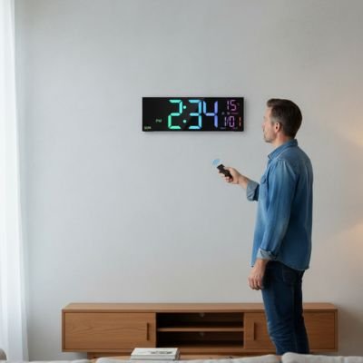Horloge murale numérique
