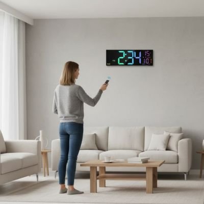 Horloge murale numérique
