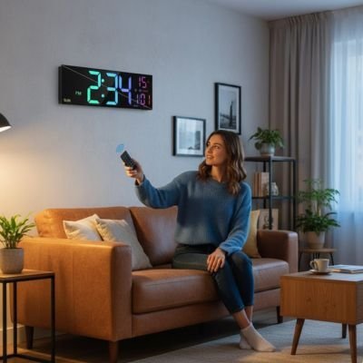 Horloge murale numérique