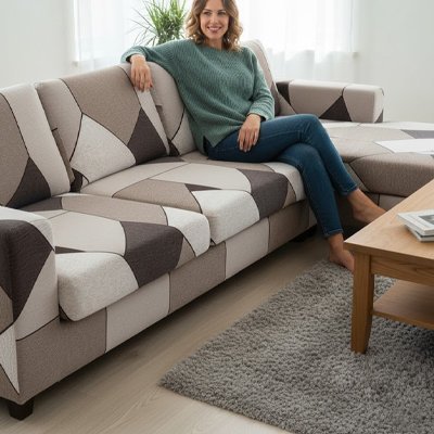 Housse canapé d'angle