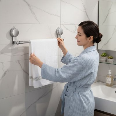 Porte serviette mural