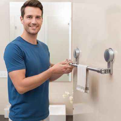 Porte serviette mural