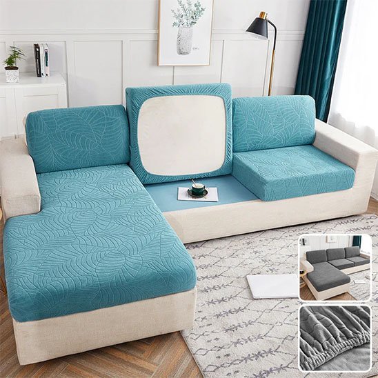 Housse de Canapé d'Angle Élastique |